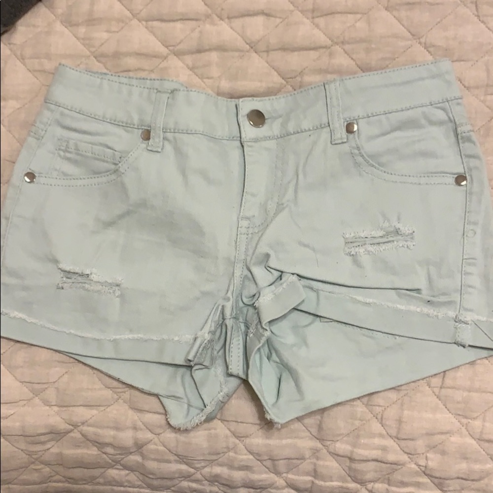 Green/blue shorts